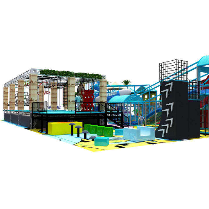 indoor trampoline park equipment