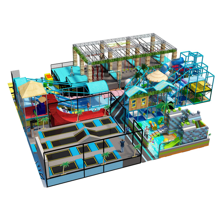 indoor trampoline park equipment